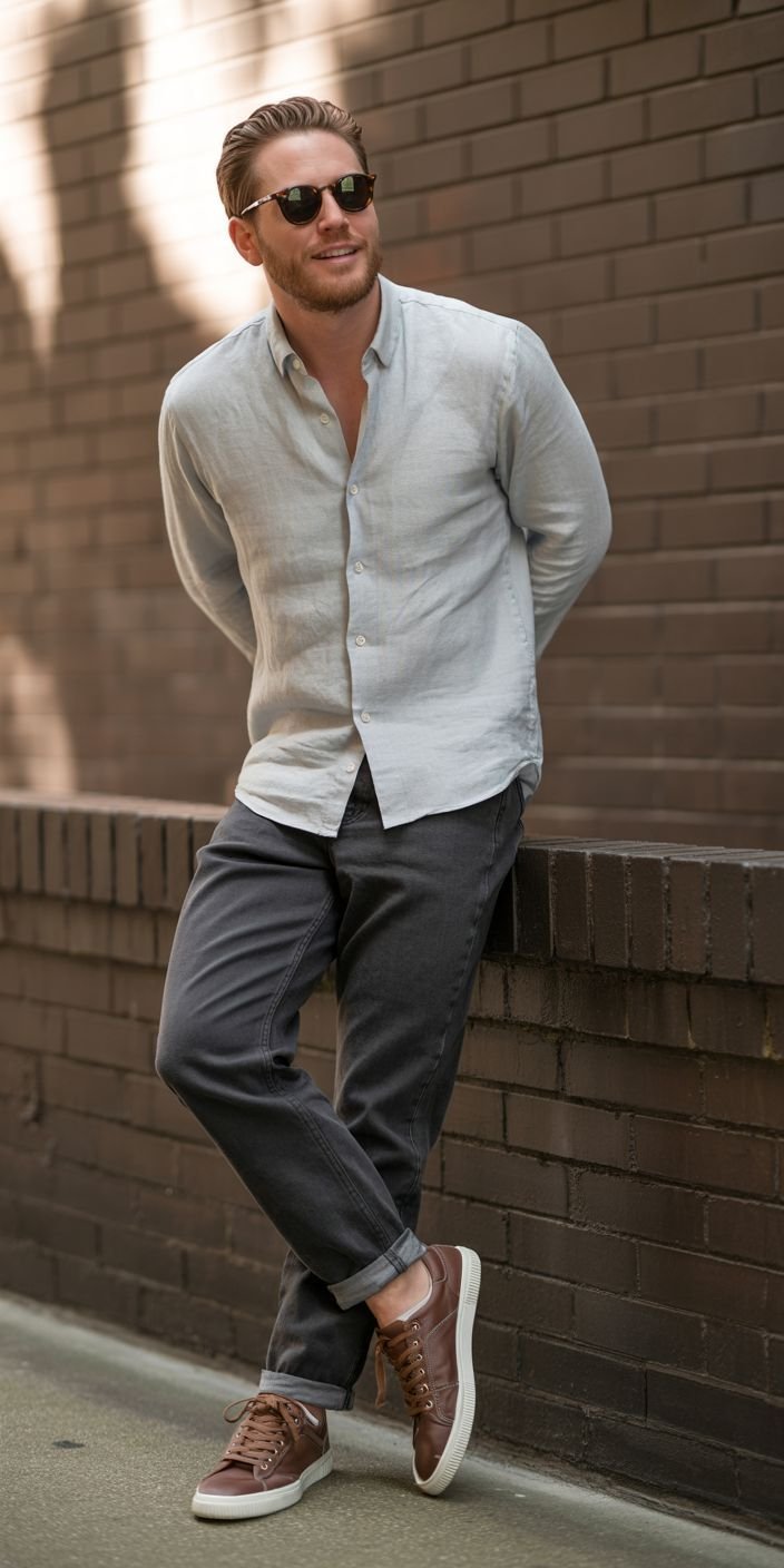 best casual elegante shirt dress for men's in kottakkal brand and black pant